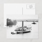 Gunboat Commodore Perry: 60er Postkarte (Vorne/Hinten)