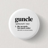 Guncle Definition Button (Vorderseite)