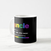 Guncle Definition für Gay Uncle Kaffeetasse (Vorderseite Links)