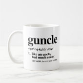 Guncle Definition Kaffeetasse (Links)