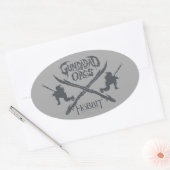 Gundabad Orcs Movie Icon Ovaler Aufkleber (Umschlag)