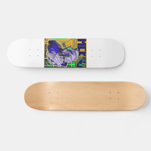 Gundam-inspiriertes Skateboarddeck (Horizontal)