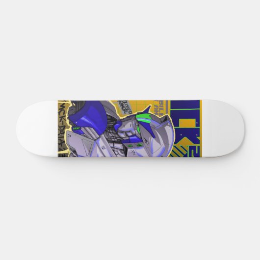 Gundam-inspiriertes Skateboarddeck (Horizontal)