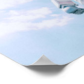 Gundam RX 78 Design für mobile Seitenrüstung Poster (Ecke)