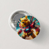 Gundam Winnie the Pooh 1 Button (Vorne & Hinten)