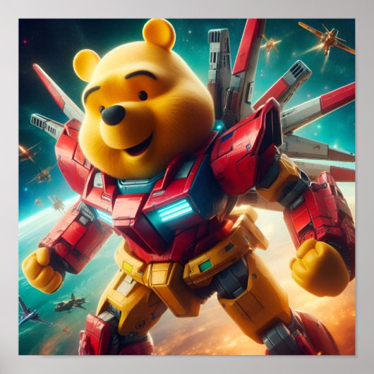 Gundam Winnie the Pooh 1 Poster (Vorne)