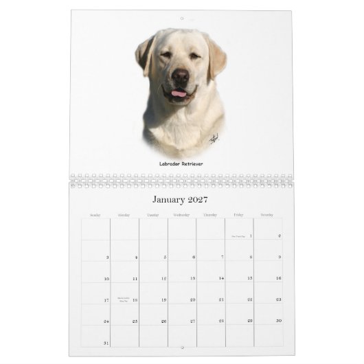 Gundog Zucht Kalender (Jan 2027)
