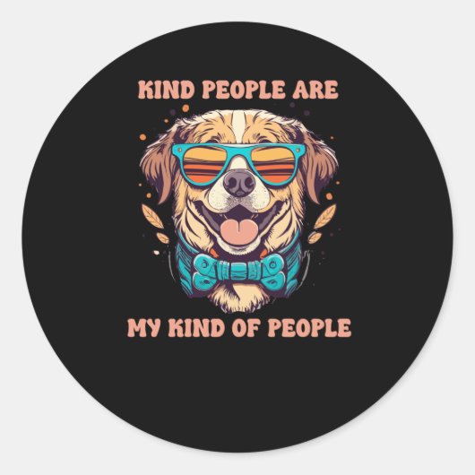 Güness Hund Sticker (Vorderseite)