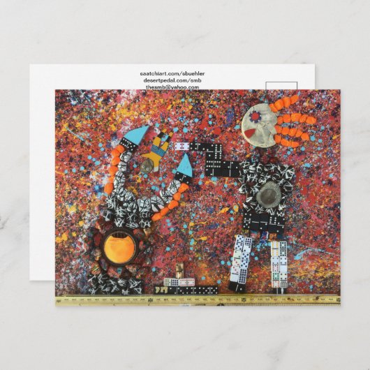 Gunfight Postkarte (Vorne/Hinten)