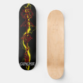 Gungnir Odin Spear Red Skateboard (Vorderseite)
