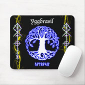 Gungnir Odin Spear thunder / Iggdrasil Mousepad (Mit Mouse)