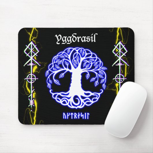 Gungnir Odin Spear thunder / Iggdrasil Mousepad (Mit Mouse)