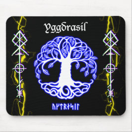 Gungnir Odin Spear thunder / Iggdrasil Mousepad