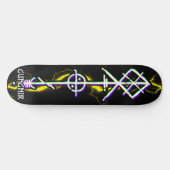 Gungnir Odin Spear White Skateboard (Horizontal)