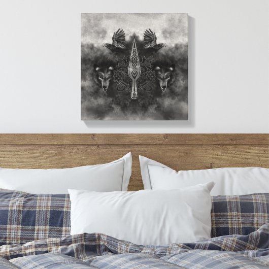 Gungnir - Odin-Sprecherin Leinwanddruck (Insitu (Schlafzimmer))
