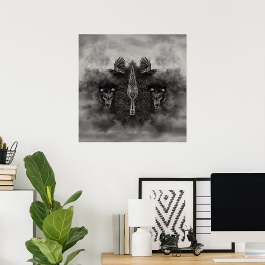 Gungnir - Spear of Odin Poster (Heimbüro)