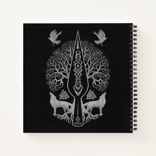 Gungnir - Speer of Odin and Tree of life - Notizblock (Rückseite)
