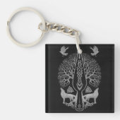 Gungnir - Stange von Odin und Baum des Lebens - Schlüsselanhänger (Vorderseite)