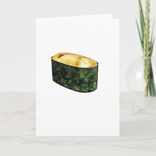 Gunkan Uni Sushi Karte (Vorderseite)