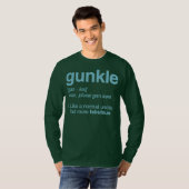 Gunkle Wörterbuch Definition Funny Gay Onkel T-Shirt (Vorne ganz)