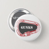 Gunks Climbing Carabiner Button (Vorne & Hinten)