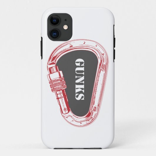 Gunks Climbing Carabiner Case-Mate iPhone Hülle (Rückseite)