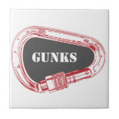 Gunks Climbing Carabiner Fliese (Vorderseite)