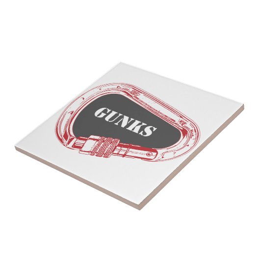 Gunks Climbing Carabiner Fliese (Seite)