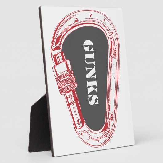 Gunks Climbing Carabiner Fotoplatte (Seite)