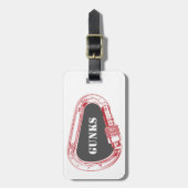 Gunks Climbing Carabiner Gepäckanhänger (Vorderseite vertikal)