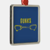Gunks Climbing Quickziehen Ornament Aus Metall (Rechts)