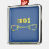Gunks Climbing Quickziehen Ornament Aus Metall (Links)