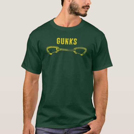  Gunks Klettern Schnellziehen T-Shirt (Vorderseite)