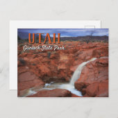 Gunlock Staat Park Utah Landschaft Postkarte (Vorne/Hinten)