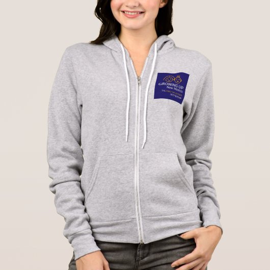GUNM Blau Hoodie (Vorderseite)
