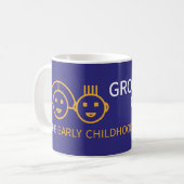 GUNM Blau Kaffeetasse (Vorderseite Links)