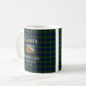 Gunn alter Clyth Schloss-Kaffee Co. Kaffeetasse (Vorderseite Links)