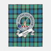 Gunn Ancient Clan Abzeichen Tartan Kariert Fleecedecke (Vorderseite)