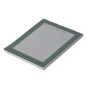 Gunn Ancient Original Scottish Tartan  Notizblock (Rotiert)