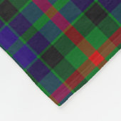 Gunn Clan Abzeichen Tartan Kariert Fleecedecke (Ecke)