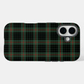 Gunn Clan Dark Green und Black Tartan Case-Mate iPhone Hülle (Rückseite (Horizontal))