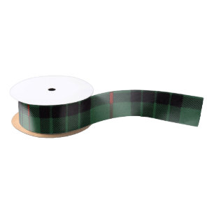 Gunn-Clan karierter schottischer Tartan Satinband