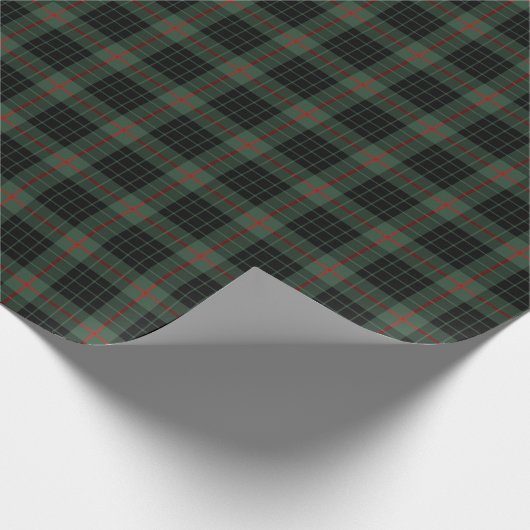 Gunn Clan Tartan Geschenkpapier (Ecke)
