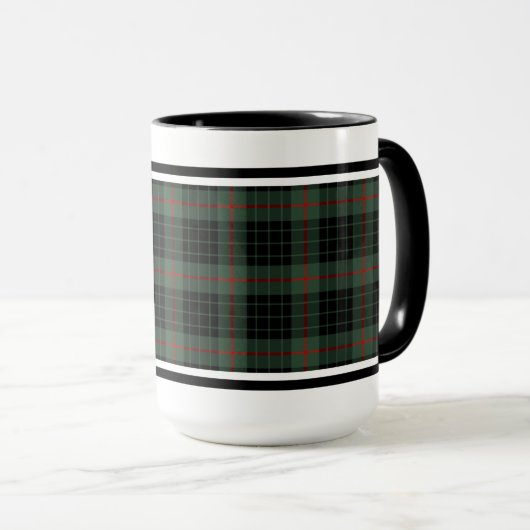 Gunn Clan Tartan Tasse (VorderseiteRechts)