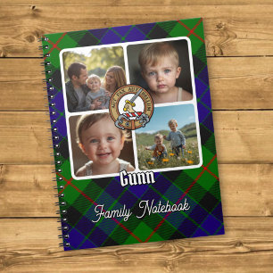 Gunn Familienfoto-Collage Notizblock