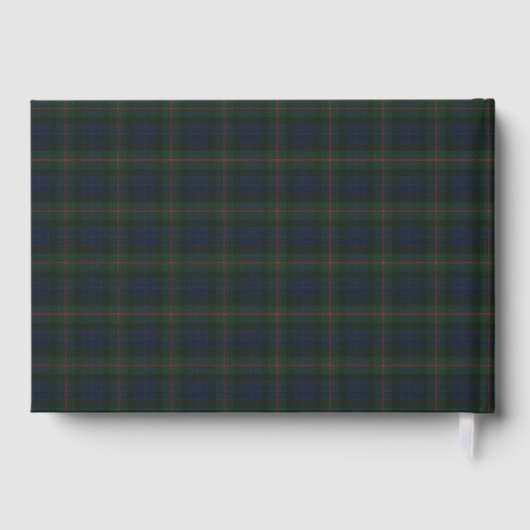 Gunn Modern Original Scottish Tartan Gästebuch (Rückseite)