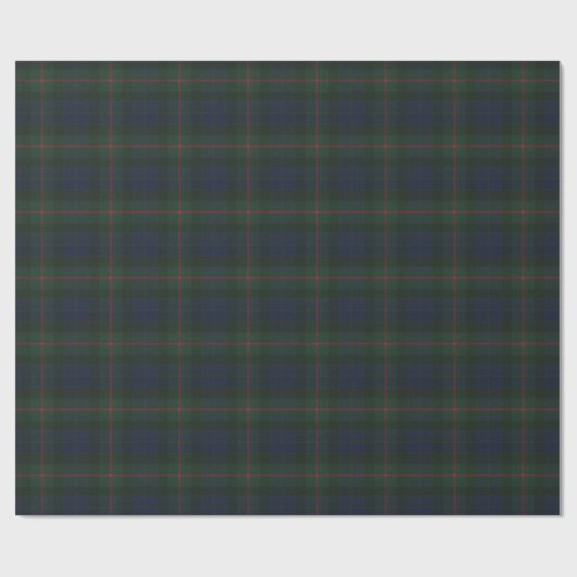 Gunn Modern Original Scottish Tartan Geschenkpapier (Flach)