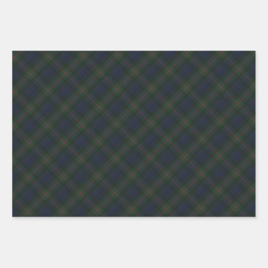 Gunn Modern Original Scottish Tartan Geschenkpapier Set (Vorderseite 2)