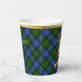 Gunn Personalisiert Tartan Christmas Pappbecher (Rechts)