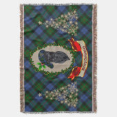 Gunn Scottie Dog Christmas Throw Blanket Decke (Vorderseite Vertikal)
